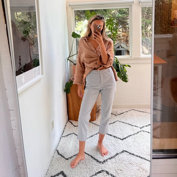 Zara Pin Strip Trousers - Size Small - Picture 1 of 5